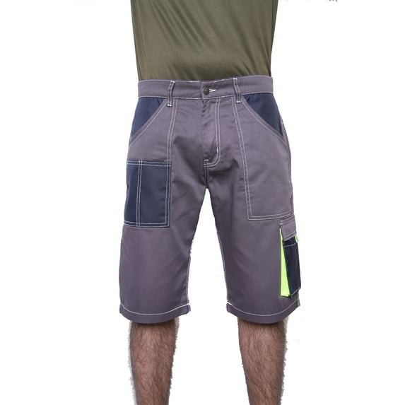 Skylinewears Men Carpenter Tactical Heavy Duty Cordura Reinforced Utility Pockets Work Shorts