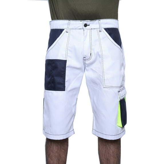 Skylinewears Men Carpenter Tactical Heavy Duty Cordura Reinforced Utility Pockets Work Shorts