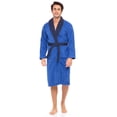 thumbnail image 1 of Skylinewears Men Robe Terry Cotton Robe Shawl Collar Bathrobe Spa Robes Housecoat Terry Toweling Sweat Steaming Clothes Sleepwear Shower Robe Gowns, 1 of 5