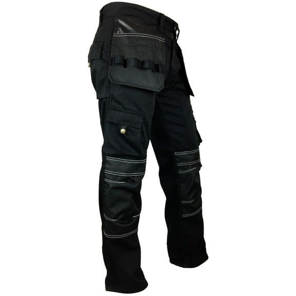 Skylinewears Men Work Pants Construction Utility Heavy Duty Reinforcement Workwear Trousers Carpenter Pants