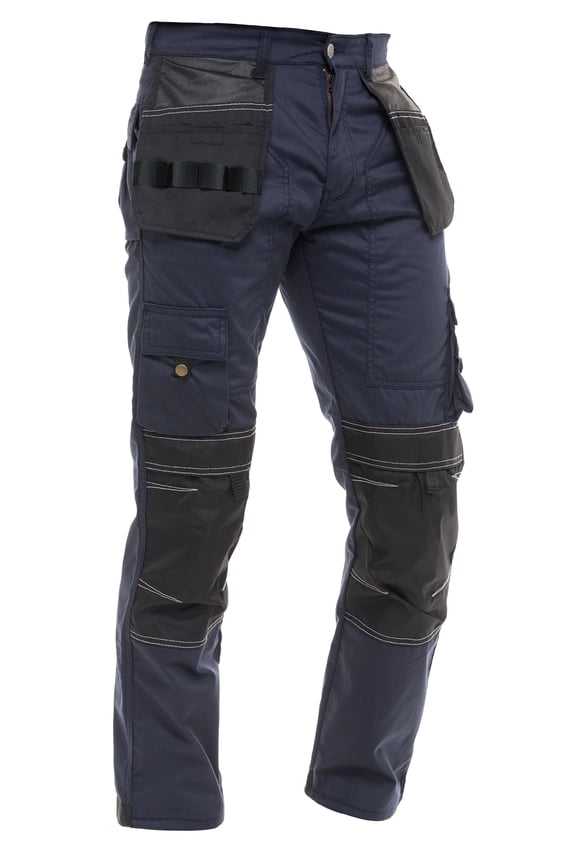 Men Work Pants Construction Utility Heavy Duty Reinforcement Workwear Trousers Carpenter Pants