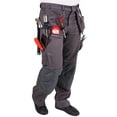 thumbnail image 1 of Skylinewears Men cargo pants Workwear Trousers Utility Work Pants with Cordura Knee Reinforcement Gray W38-L32, 1 of 6