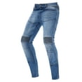 thumbnail image 1 of Skylinewears Men's Protective Lined Motorcycle Jeans - Stylish Denim Biker Pants K-02 Light Blue, 1 of 4