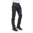 thumbnail image 1 of Skylinewears Mens Construction Pants Utility Tool Pockets Carpenter Cordura Knee Reinforced Work Wear Safety Trousers B2 Navy W34-L32, 1 of 5