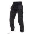 thumbnail image 1 of Skylinewears Mens Cordura Pants Carpenter Construction Utility Tool Pockets Heavy Duty Knee Reinforced Work Wear Safety Trousers B3 Black W38-L32, 1 of 6