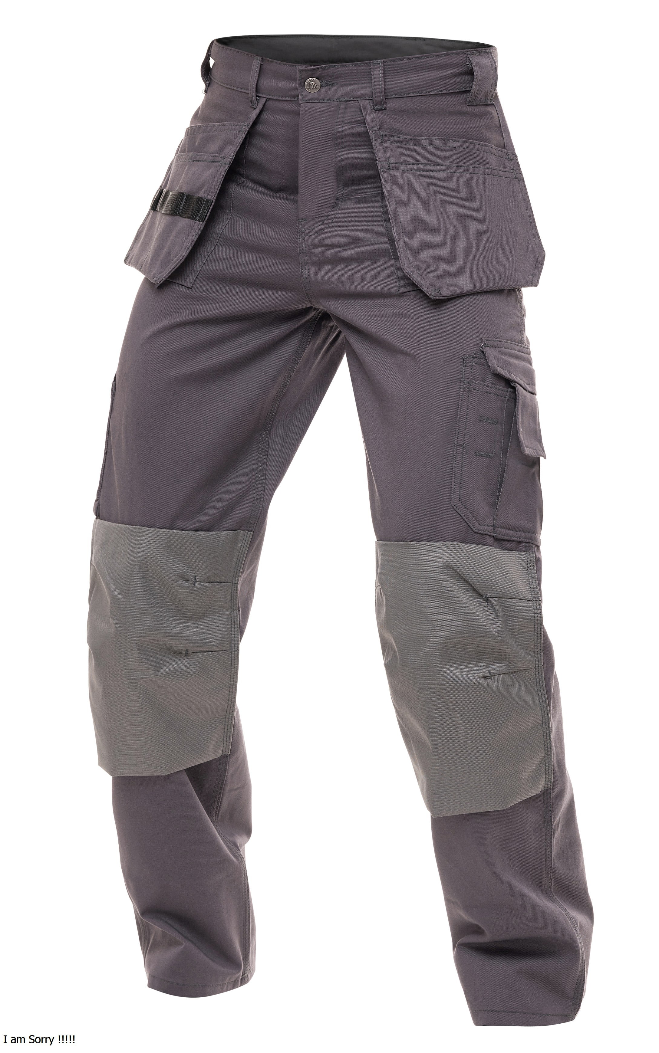 Men Cordura Work Trousers Multi Pockets Work Utility