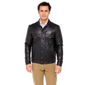 Skylinewears Mens Motorbike Leather Jacket 100% Genuine Cowhide on Sale Black Size XXX-Large