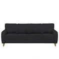 thumbnail image 1 of Skylinewears Stretch Sofa Slipcover High Spandex Couch Sofa Cover Jacquard Furniture Protector Anti-Slip Foams Included (Black, Medium), 1 of 7