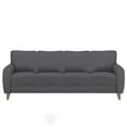 thumbnail image 1 of Skylinewears Stretch Sofa Slipcover High Spandex Couch Sofa Cover Jacquard Furniture Protector Anti-Slip Foams Included (Gray, Medium), 1 of 7