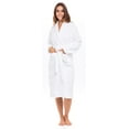 thumbnail image 1 of Skylinewears Woman Cotton Bathrobe Terry Cloth Knee Length Spa Bathrobe Soft Shower Robe, 1 of 6