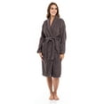 thumbnail image 1 of Skylinewears Woman Cotton Bathrobe Terry Cloth Knee Length Spa Bathrobe Soft Shower Robe, 1 of 6