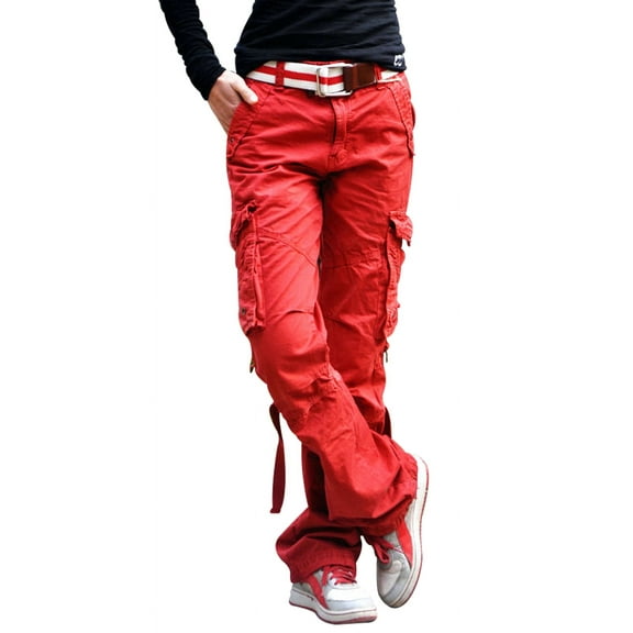 Skylinewears Women’s Cotton Pants Camping Hiking Cargo Trouser