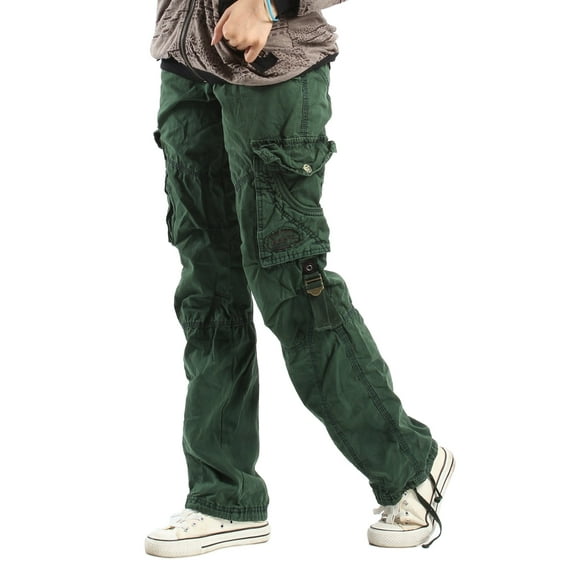 Skylinewears Womens Cargo Utility Work Pant 100% Cotton Camping Hiking Cargo Trouser