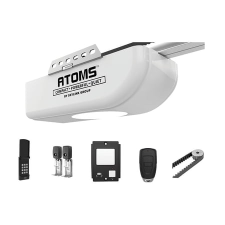 Skylink AT-1612BK 1/2 HPf Belt Drive Garage Door Opener with Extremely Quiet DC Motor