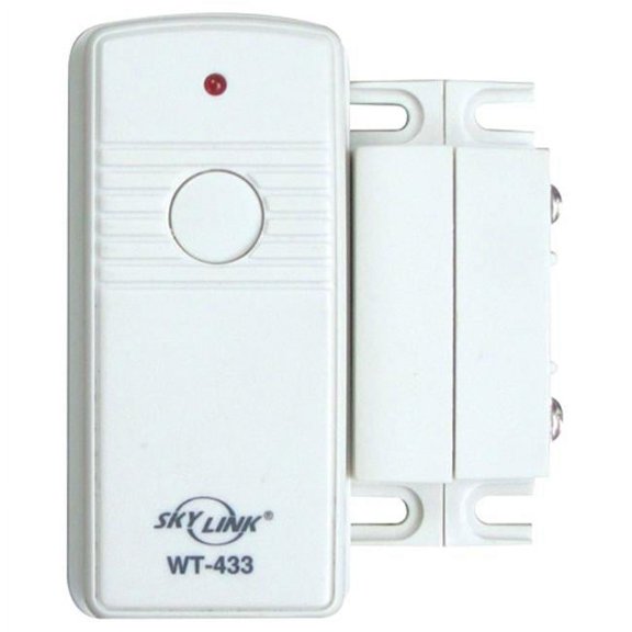 Skylink WT-433W Wireless Door & Window Burglar Alarm Alert Security Sensor | Affordable, Easy to Install DIY Accessory for SC Series Systems