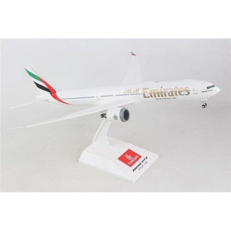 Skymarks SKR1043 Emirates 777-9 1-200 with Gear Aircraft - Walmart.com