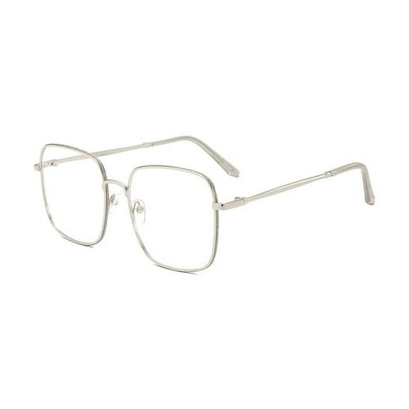 Skymirror 1 Pair Anti Blue Light Computer Glasses without Degree Women Men Blue Light Blocking Metal Frame UV Eyeglasses Eyewear