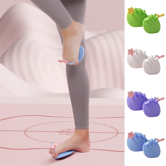 Skymirror 1 Pair Toes Arch Trainer Super Soft Compact Size Portable Strength Training Leg Muscle Exerciser Thumb Valgus Corrector for Women Men