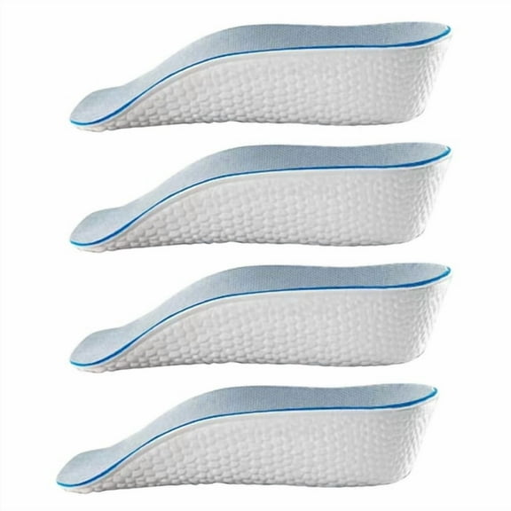 Skymirror 2 Pairs 1.5/2.5/3.5CM Height Increasing Insole Shoe Heel Lift Insert Height Elevator Invisible Men Women Arch Support Inner Sole Orthopedic Cushioning Foot Pad