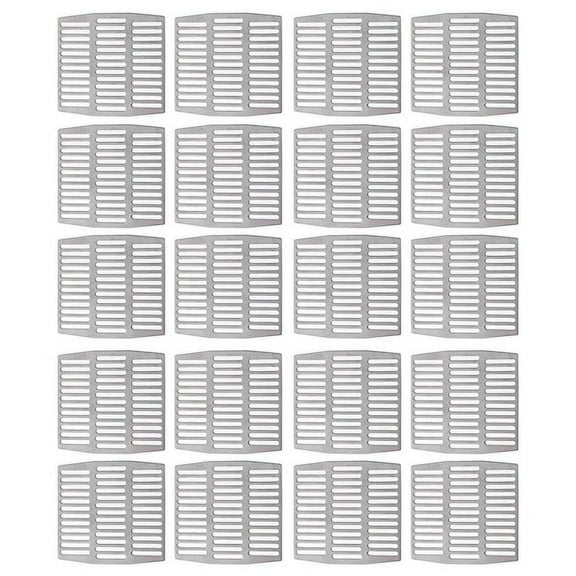 Skymirror 20 Pcs Brick Weep Hole Covers for Brick Walls Stainless Steel Can Be Cut or Stacked to Fill Different Size Weep Holes Wall Gap Fillers Brick Wall Leak Cover