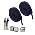thumbnail image 1 of Skymirror 2Pcs No Tie Shoelaces Heavy Duty Quick Release Press Lock Lazy Shoe Lace with Metal Lock Buckle for Kids Adults Elderly, 1 of 8