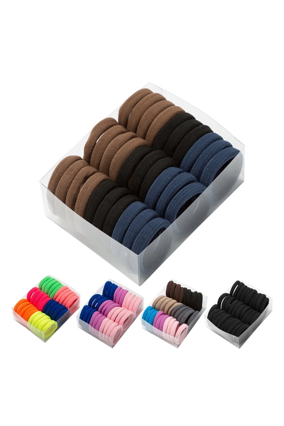 30Pcs Anti-fall Tight Hair Tie High Elastic Simple Hair Ropes Hair Accessories