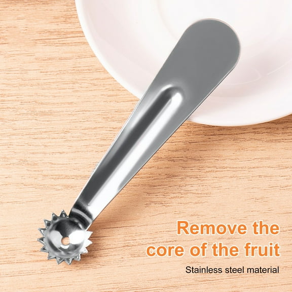 Skymirror 4 Pcs Fruit Pickers with Stainless Steel Sharp Teeth Strawberry Tomato Corer Tool Easy Stem Removal for Soft Fruits Vegetables Kitchen Gadget