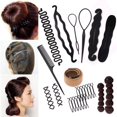 thumbnail image 1 of Skymirror 5/6/10/11/12Pcs Hair Curler Set Quick Styling Volume Boost Durable Plastic Resin Materials Hair Volume Increasing Tools, 1 of 8