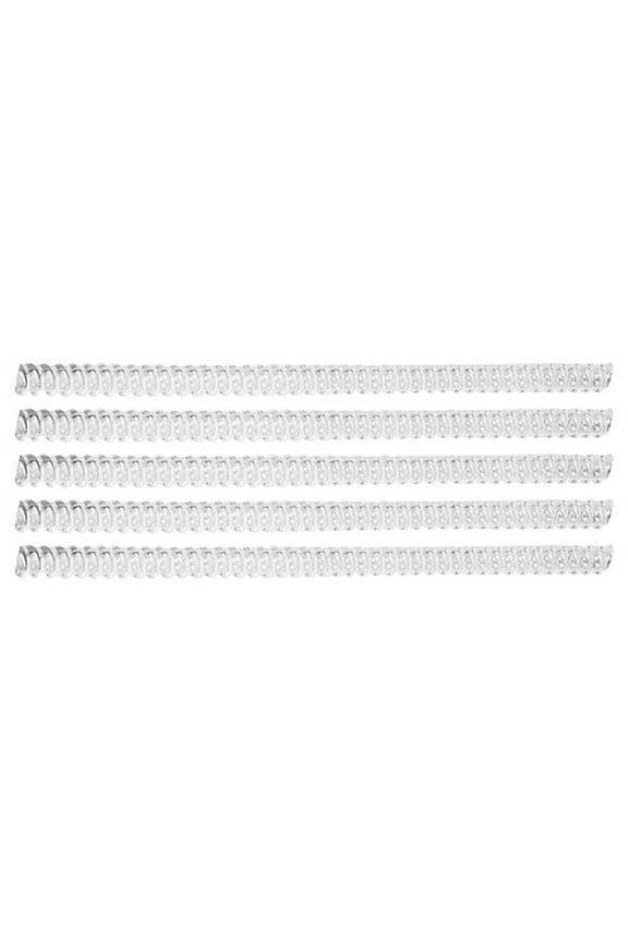 5Pcs/Set Ring Size Adjuster Invisible Soft Texture Comfortable Wearing Jewelry Guard Spiral Silicone Tightener for Loose Rings