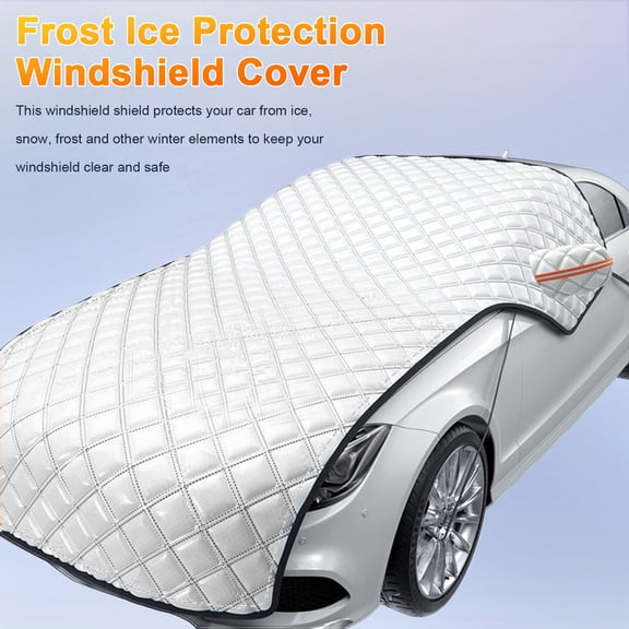 Skymirror Automobile Ice Shield Snow Cover Foldable Design Wear Resistant Easy Installation Anti-Freezing Winter Car Windshield Snow Cover
