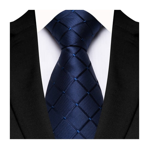 Skymirror Business Tie Square Geometric Design Solid Color Smooth Satin Formal Tie Casual Necktie Street Events Weddings Accessories