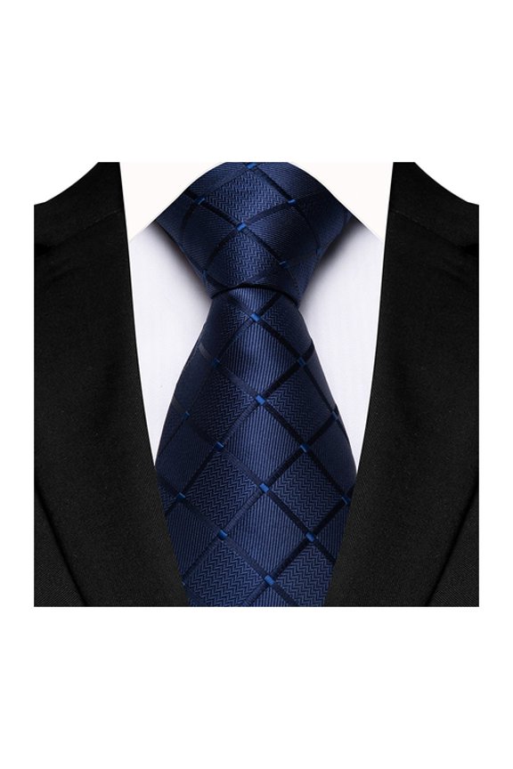 Business Tie Square Geometric Design Solid Color Smooth Satin Formal Tie Casual Necktie Street Events Weddings Accessories