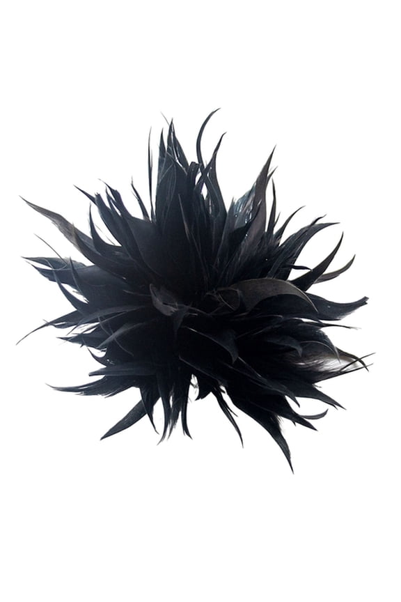 Cloth Feather Flower Brooch Decorative Clothing Pin Suit Lapel Shawl Scarf Badge Women Wedding Party Accessories