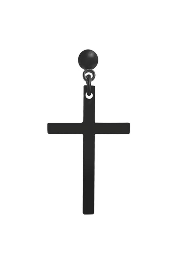 Earring Unisex Lightweight Stainless Steel Cross Dangle Studs Earrings for Party