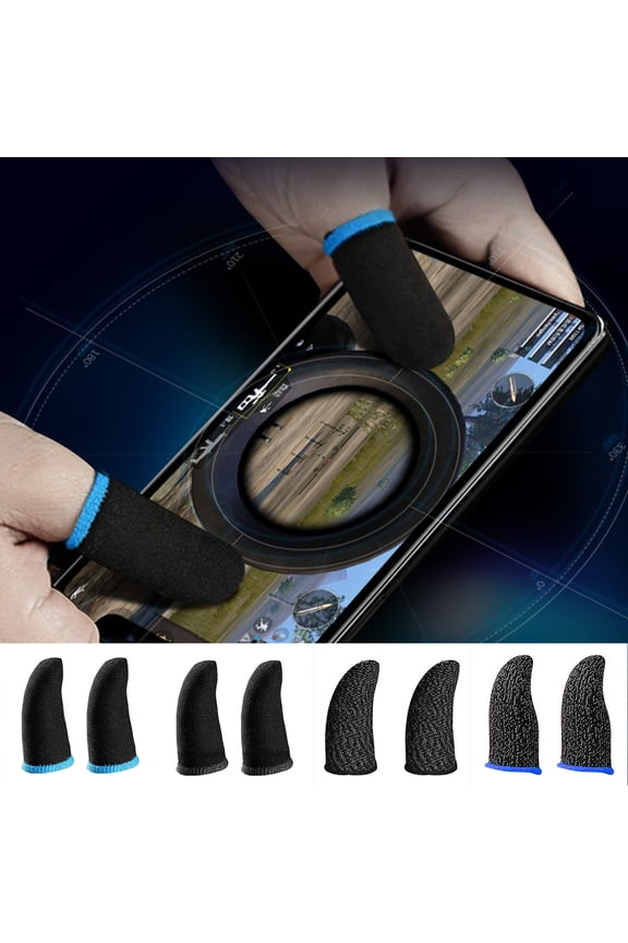 Gaming Finger Gloves Anti pilling Lightweight Washable Dense Fabric High Elasticity Sensitive Breathable Conductive Gaming Gloves for Games