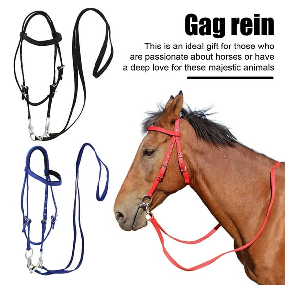 Skymirror Horse Halter Adjustable Chin Horse Halter Plush Padded Horse Training Equipment Equestrian Accessory