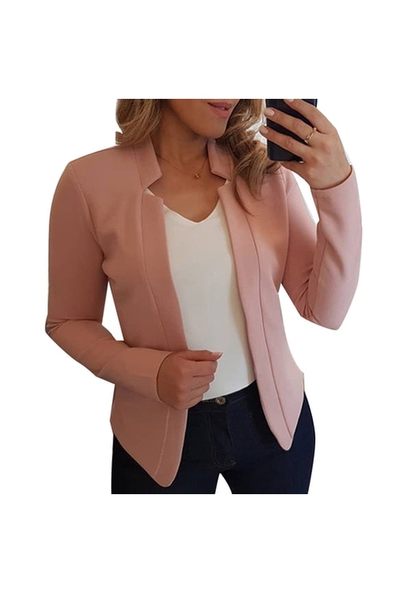 Jacket Suit Plus Size All-match Polyester Business Jacket Suit for Office