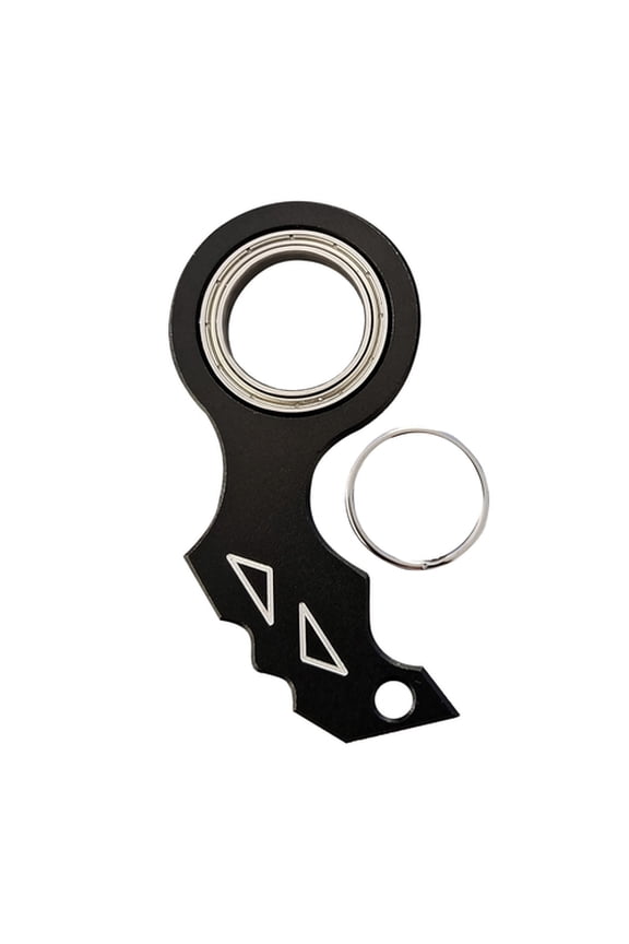 Keychain Spinner Fidget Toy Pocket-sized Fingertip Metal Gadget Keyring Stress Relief & Anti-Anxiety Sensory Toys for Teens & Adults Anti Stress Toy Party Favors