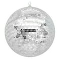 thumbnail image 1 of Skymirror Large Disco Ball, Hanging Disco Ball, Silver Color Disco Ball, Big Disco Ball Wedding Decoration (12/16/20Inch), 1 of 7