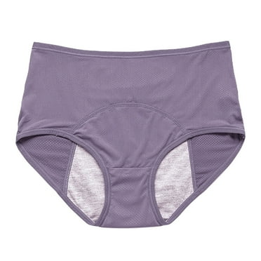 Skymirror Leak proof Breathable Menstruation Briefs Extra Mid Rise High Rise Stretchy Menstrual Panties for Daily Wear