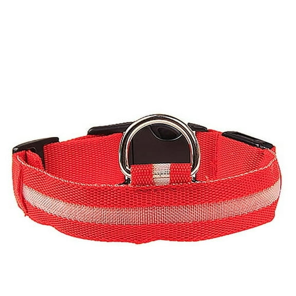 Skymirror Neck Strap Adjustable Rain Resistant Nylon LED Dog Collar