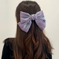 thumbnail image 1 of Skymirror Ribbon Hairgrip Bow Hairpin Women Girl Hair Clip Barrette Satin Hair Accessory, 1 of 8