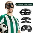 thumbnail image 1 of Skymirror Sports Face Guard Adjustable Band Breathable PVC Basketball Football Softball Training Broken Nose Guard Men Women Face Shield Cover Protector, 1 of 8