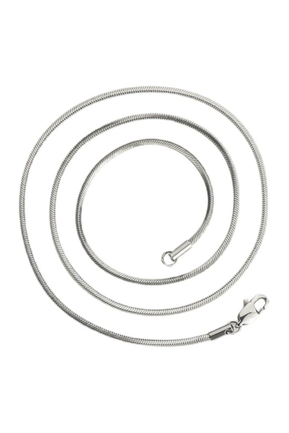 Titanium Steel Snake Bone Chain Necklace Women Men Collarbone Necklace Black Tops Fashion Accessories