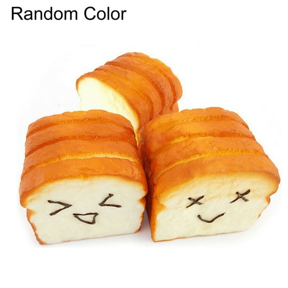 Skymirror Toast Bread Squishy Expression Card Cellphone Holder Hand Pillow Stress Reliever