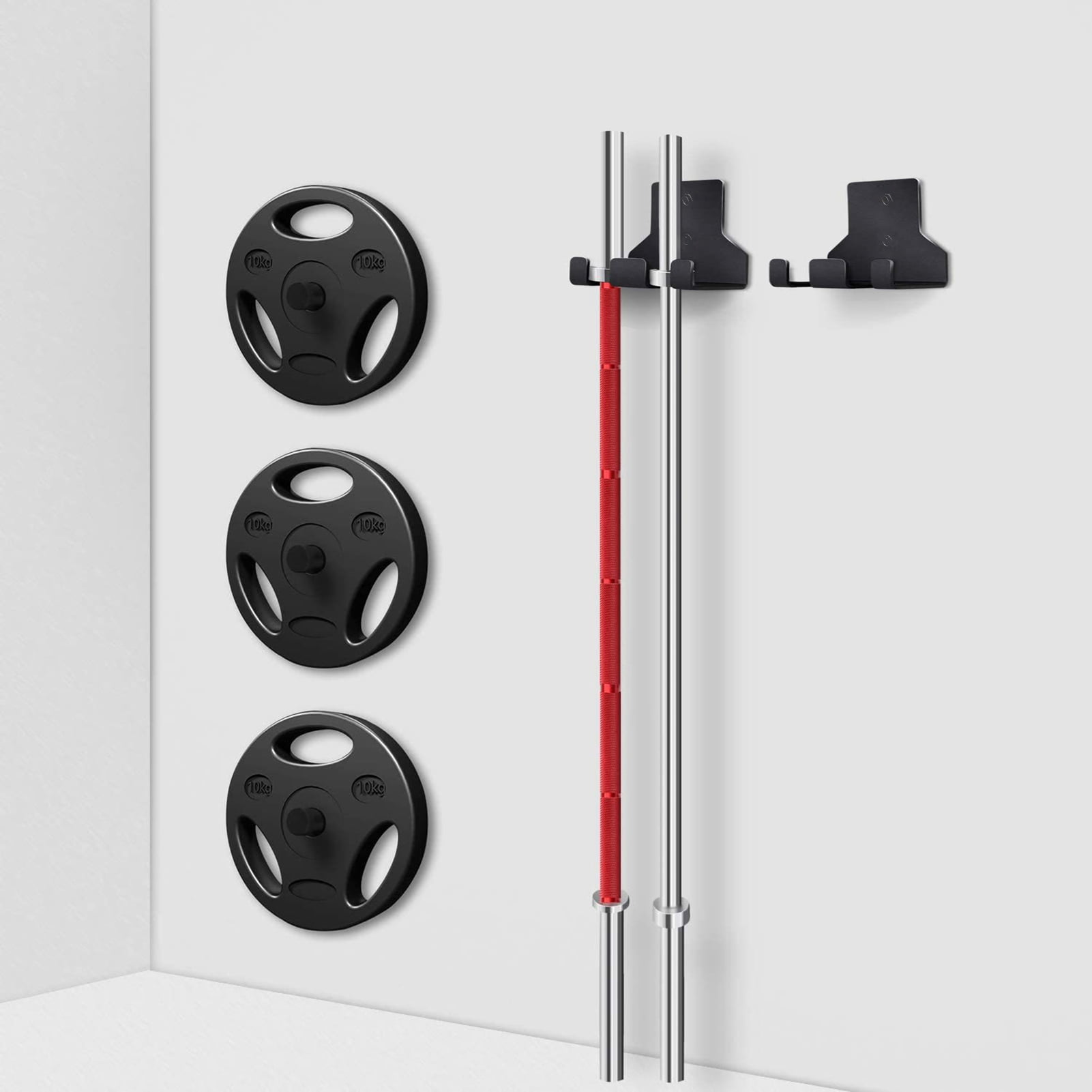 Skymirror Wall Mount Barbell Storage Rack Strong Load-bearing Universal ...