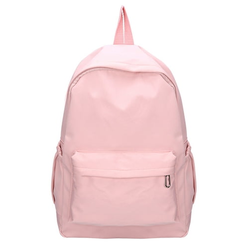 Skymirror Waterproof Nylon Backpack Large Capacity Solid Color Ultra-light Casual School Bag for Students Travelers