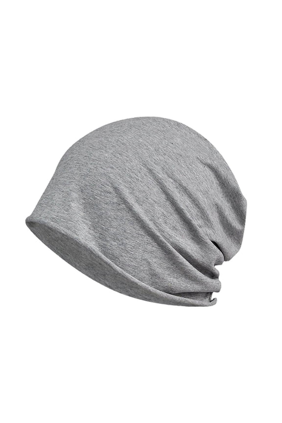 Winter Men Knitted Hat Stretchy Single Layer Solid Color Ear Protection Hip Hop Warm Daily Wear Cap Outdoor Piled Cap