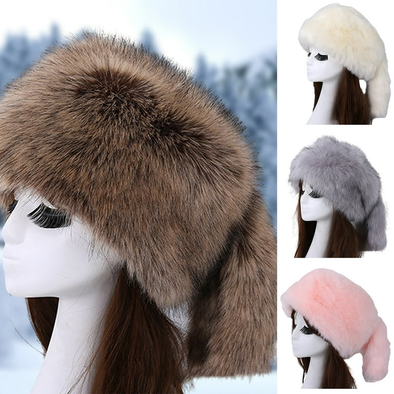 Skymirror Women Autumn Winter Thickened Warm Hat Flat Top