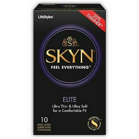 Skyn Elite Ultra Thin & Ultra Soft Comfortable Fit, Non Latex, 10ct, 2-Pack